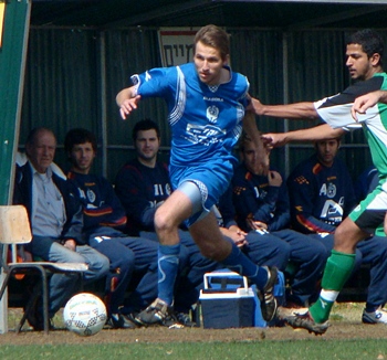 מור זאבי(בכחול)ורותם אהרוני