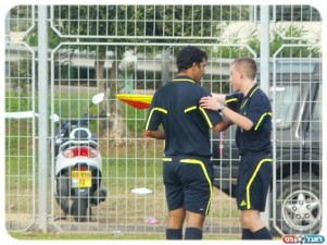 שופטי כדורגל (צילום: אלון יהודיוף)