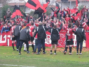 אוהדי קטמון בסיום המשחק (צילום: יואב מלכה)