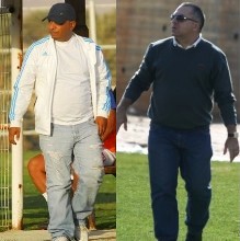 מאיר כהן(מימין), ואברהים אבורקייק