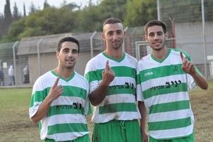 שלושת הכובשים: מלול (מימין), דראושה וכלטוב. 