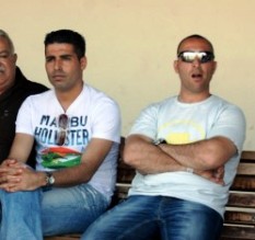 תומר רחמים(מימין) עם חיים סילבס