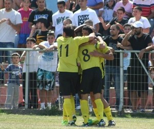 נחושים להבטיח את הפסגה. שחקני יבנה (ארז נעמן)