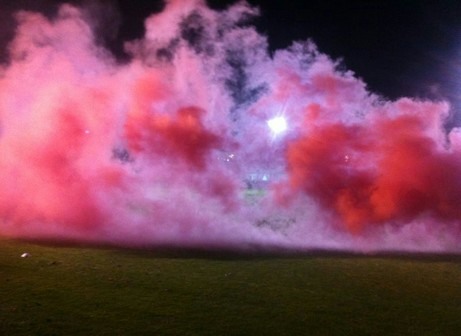 רימון העשן באימון