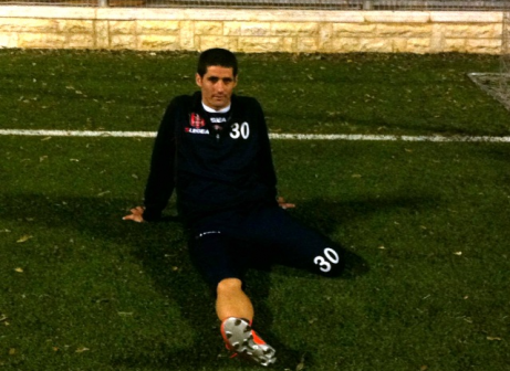 מרגיש בבית. עקיבא היום באימון של קטמון