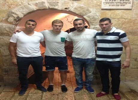 מימין לשמאל: גאסטון, מכלוף, גרינפלד ולם. עם הרבה אמונה