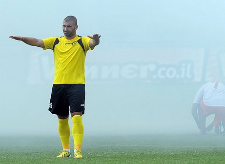 ערן לוי. שער מרהיב מול עפולה (צילום: וואלה ספורט)