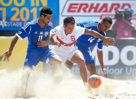 חזק בתמונת העלייה. אלון לוי ואדיר דנין מול טורקיה (אתר BSWW)