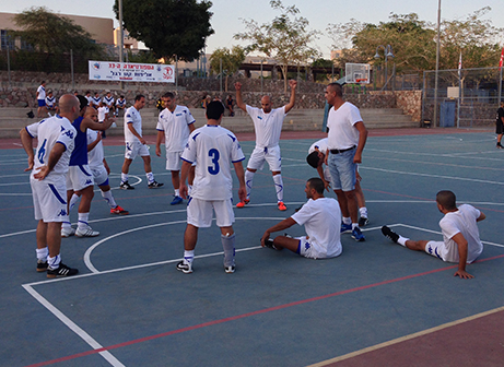 נבחרת בנק לאומי (צילום: קובי פורטל)