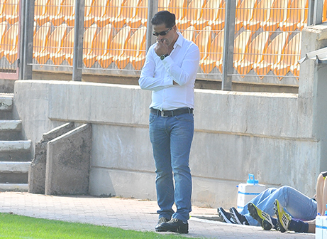 איתן טייב מאמן הפועל בית שאן (צילום: ארנון לוי)