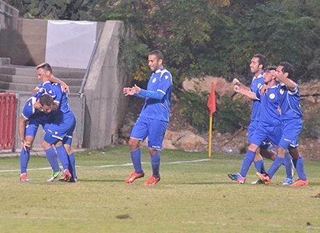 שחקני עפולה בימים טובים יותר (צילום: ארנון לוי)