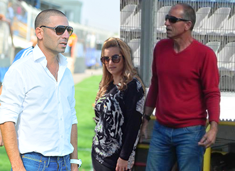 קלוד (מימין) רפי (משמאל) והאישה/בת דנה