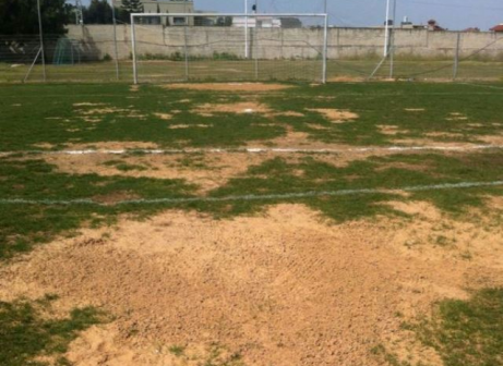 שוב לא שיחקו שם. המגרש בטירה היום