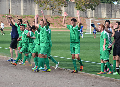 שחקני כפר סבא בסיום (ארנון לוי)