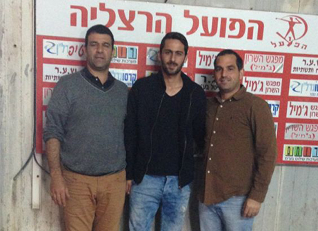 נסרלאדין (במרכז) יחד עם אסולין ושטרית