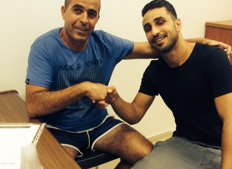 סלמי וסוסן במעמד החתימה