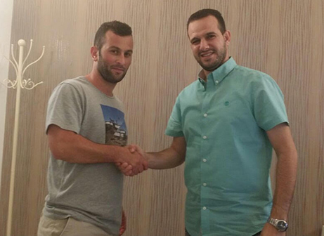 אבן במעמד החתימה