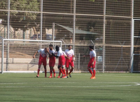 ניצחון ראשון העונה. שחקני בני יפו (אלון יהודיוף)