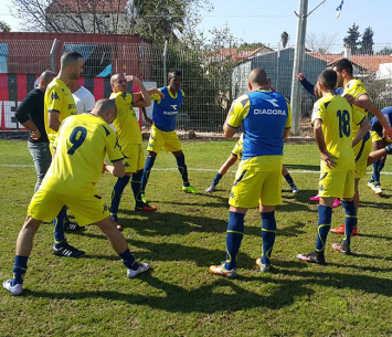 שחקני שדרות לפני המשחק (אורי גבאי)