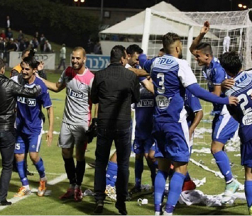 שחקני הפועל אשקלון בשביתה