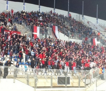 עלו לליגה א'. אוהדי רובי שפירא חיפה (דאפר מחאמיד)