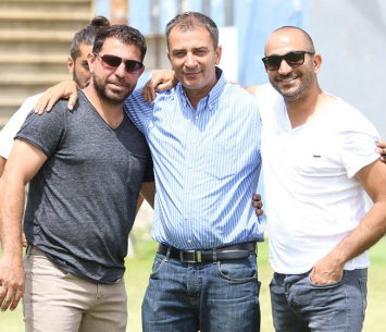 ראש עיריית טבריה יוסי בן דוד (במרכז) (עודד חסין)