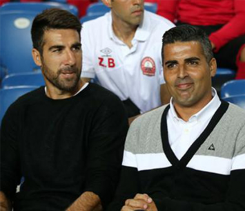 אלון זיו (משמאל) יחד עם סילבס (אלן שיבר)