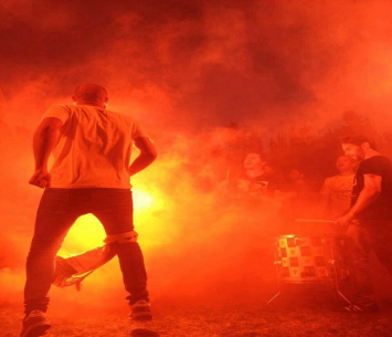 טירוף כבר באימון הראשון. אוהדי נורדיה (אמיתי דן)