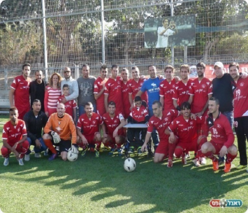 יוצאים לדרך חדשה עם קריית שלום. שחקני רמת ישראל