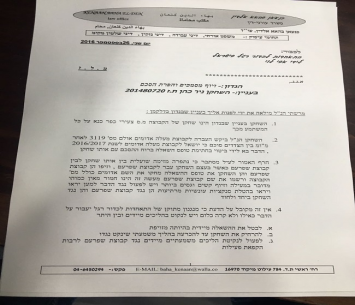 נפתחה חקירה על ידי ההתאחדות לכדורגל. המסמך של אנשי כפר קנא