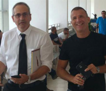 מוביל את נתניה לסטנדרטים גבוהים גם בניהול. סגל (מימין) (ערוץ הספורט)