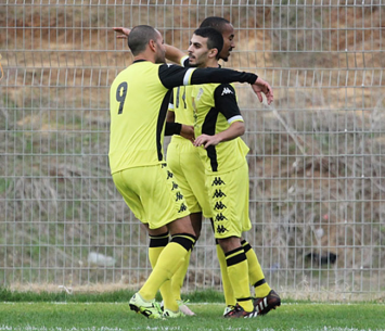 שחקני אשדוד חוגגים (לירן דורף)