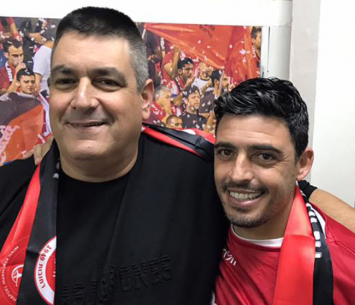 דוד רביבו יחד עם היו