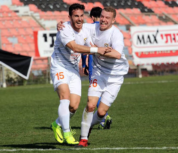 לוטטי ובלומנפלד מנס ציונה חוגגים (לירן דורף)