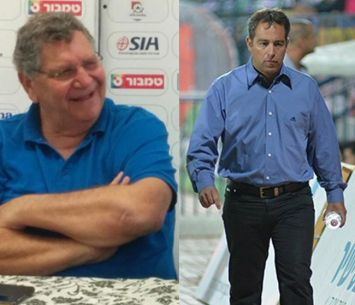 ירון הוכנבוים (משמאל) ודודי רוזנפלד (ארנון לוי ודוברות הפועל עכו)