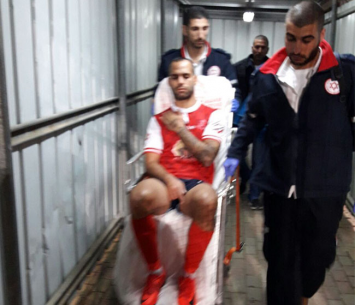 משה בן לולו מפונה לבית החולים (דאפר מחאמיד)