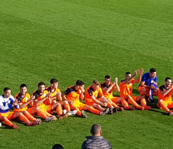 חגגו בסיום. שחקני נס ציונה