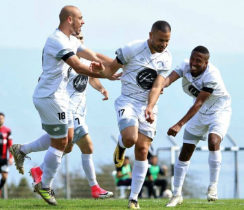 שחקני טבריה חוגגים (עודד חסין)