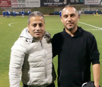 עופר טסלפפה (משמאל) יחד עם שוקי סדיס (שלומי והבה)