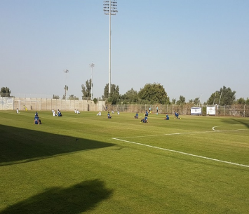 שחקני שתי הקבוצות (עווד חסין)