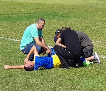 פציעה לא פשוטה. בן הרוש (צילום: הלב הצהוב MKG)