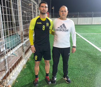 קריספין באימון הבכורה