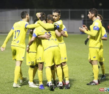 שחקני אשדוד חוגגים (מוטי קדוש)