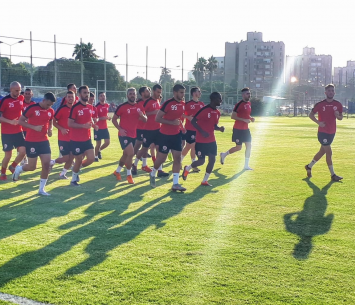 אימון הבכורה. שחקני אשדוד