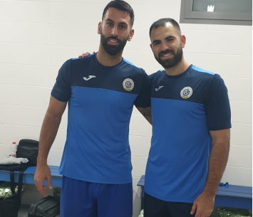 השחקנים החדשים. נודלמן ויוסף (צילום: דוברות נווה שאנן)