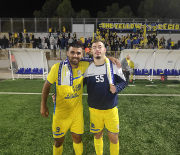 צמד הכובשים מוריס ושמש. חמישה שערים בשני המשחקים האחרונים (אביחי דלאל)