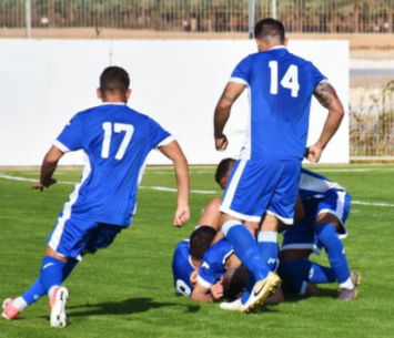 שחקני אילת חוגגים (רון בלומנטל, פייסבוק בני אילת)