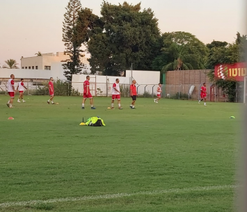 אימון הבכורה בטירה