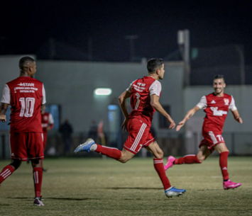 פתחו את העונה עם ניצחון. שחקני מ.ס. טירה (נזיה סולטן)