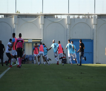 חגגו בסיום. שחקני טבריה